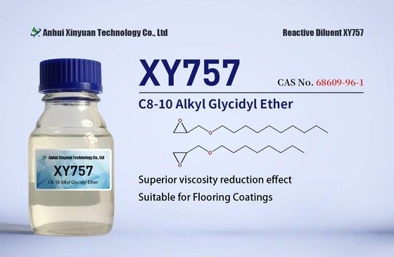 C8-10 ALKYL GLYCIDYL ETHERS XY757 CAS 68609-96-1, CHEMICAL RESISTANCE COATING, MARINE COATING, TOOLING AND CASTING, GENERAL PURPOSE ADHESIVES, 100% SOLID COATING