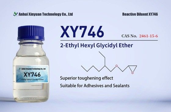 2-ETHYL HEXYL GLYCIDYL ETHERS XY746 XY746P CAS 2461-15-6, ADHESIVES,  100% SOLID COATING, LAMINATING, TOOLING, CURING AGENT ADDUCTS, CHEMICAL INTERMEDIATE FOR GRAFT POLYMERS, LOW VOC PAINT